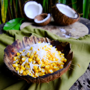 Nationalgericht Sierra Leone: Roast Corn With Coconut (Rezept)